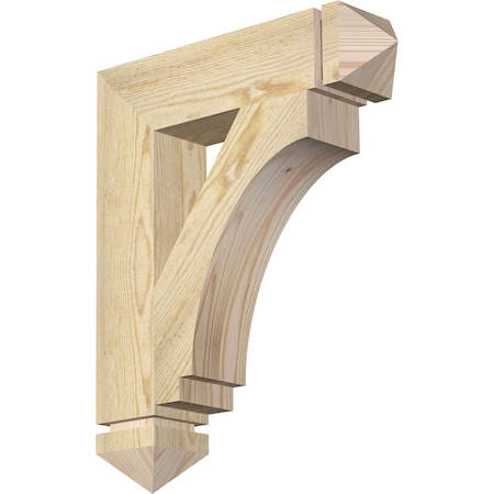 Imperial Arts & Crafts Rough Sawn Bracket, Douglas Fir, 4W X 18D X 22H